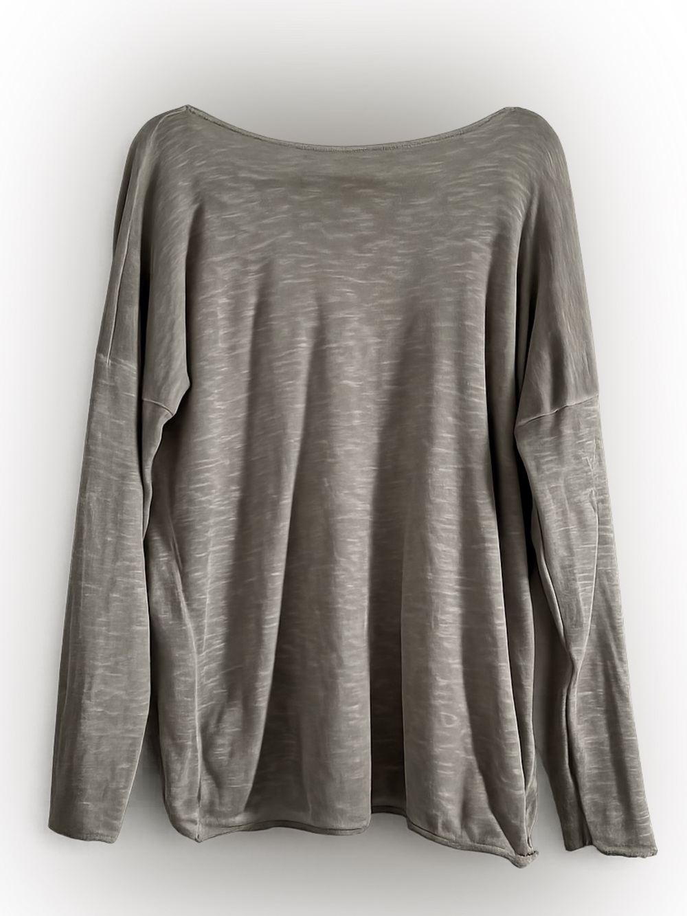 Vintage NWOT 100% Cotton Grey Loose oversized Knit Sweater | From Europe